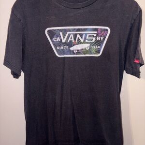 Vans Black Short Sleeve Graphic Tee